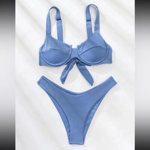 Baby blue bikini set